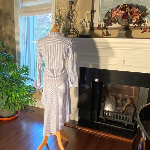 Marques’Almeida ASYMMETRIC STRIPE DRESS - Picture 3 of 14